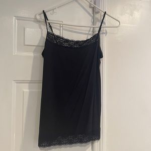 NWOT Jockey black No Panty Line Promise camisole. Size L